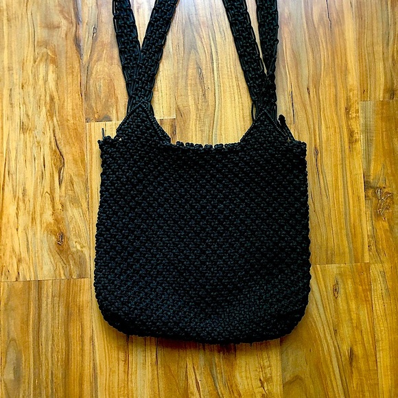 Crochet black purse - Picture 2 of 9